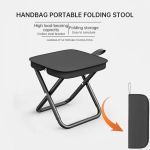 2pcs portable folding backpack stools black 2pcs portable folding backpack stools black