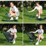 premium foldable camping chair blue premium foldable camping chair blue