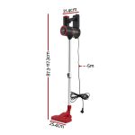 devanti 3 in 1 corded stick vacuum cleaner, 16000pa strong suction, red devanti 3 in 1 corded stick vacuum cleaner, 16000pa strong suction, red