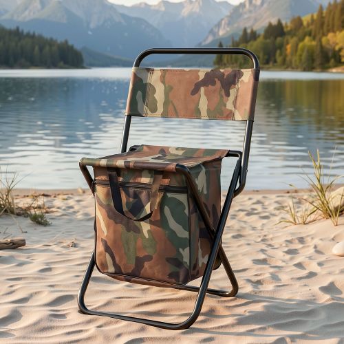 weisshorn camping chair storage bag foldable 600d oxford iron camo 60cm