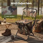 weisshorn camping chair storage bag foldable 600d oxford iron camo 60cm