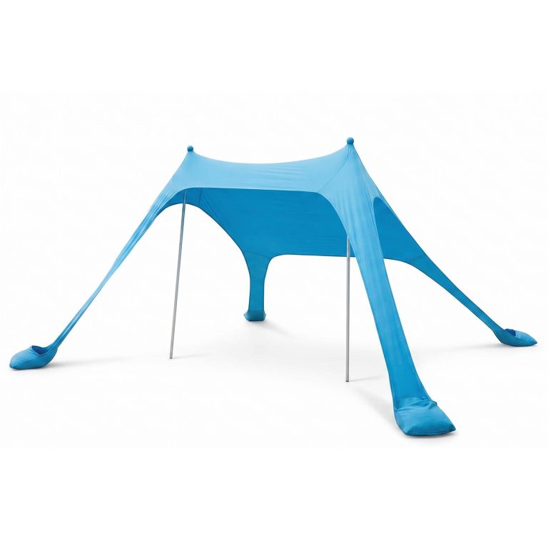 weisshorn camping tent beach tent canopy sun shelter portable blue
