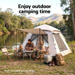 weisshorn camping tent family shelter 210d oxford fabric awning 210cm khaki weisshorn camping tent family shelter 210d oxford fabric awning 210cm khaki