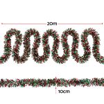 jingle jollys 20m christmas tinsel garland mixed colors xmas party decoration jingle jollys 20m christmas tinsel garland mixed colors xmas party decoration