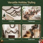 jingle jollys 20m christmas tinsel garland mixed colors xmas party decoration jingle jollys 20m christmas tinsel garland mixed colors xmas party decoration