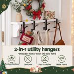 jingle jollys christmas garland hangers x4 stocking hooks wreath 2 in 1 no drill jingle jollys christmas garland hangers x4 stocking hooks wreath 2 in 1 no drill