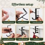 jingle jollys christmas garland hangers x4 stocking hooks wreath 2 in 1 no drill jingle jollys christmas garland hangers x4 stocking hooks wreath 2 in 1 no drill