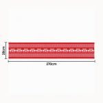 jingle jollys christmas table runner reindeers 270x28cm dining party decor red