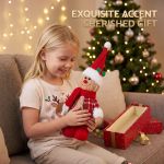 jingle jollys christmas gingerbread man standing ornament knitted christmas indoor decor