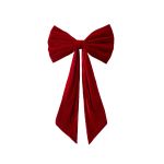 jingle jollys red velvet christmas bows tree decorations xmas ornaments
