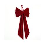 jingle jollys red velvet christmas bows tree decorations xmas ornaments