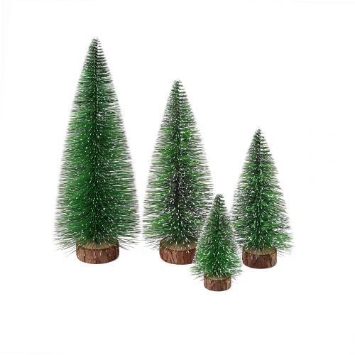 jingle jollys christmas table decoration 4pcs mini tree set frosted party decor jingle jollys christmas table decoration 4pcs mini tree set frosted party decor
