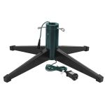 jingle jollys christmas tree stand 360° rotating for xmas tree up to 2.7m with remote control