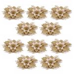 jingle jollys 10pcs christmas tree flower set garland wreath poinsettia decorations jingle jollys 10pcs christmas tree flower set garland wreath poinsettia decorations