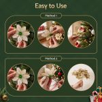 jingle jollys 10pcs christmas tree flower set garland wreath poinsettia decorations jingle jollys 10pcs christmas tree flower set garland wreath poinsettia decorations