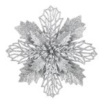 jingle jollys 20pcs christmas tree flower set garland wreath poinsettia decorations
