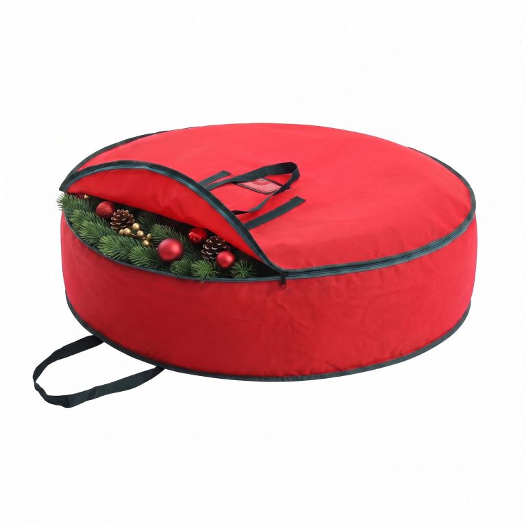 jingle jollys christmas garland wreath storage bag baubles ornaments container
