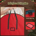 jingle jollys christmas garland wreath storage bag baubles ornaments container