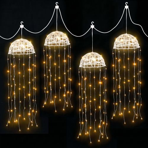 jingle jollys christmas lights solar jellyfish 4pcs garden decorative warm white jingle jollys christmas lights solar jellyfish 4pcs garden decorative warm white