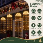 jingle jollys christmas lights solar jellyfish 4pcs garden decorative warm white