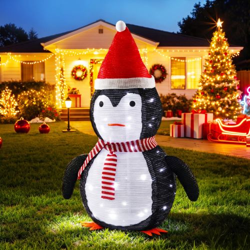 jingle jollys christmas penguin light led christmas decoration pop up christmas display 70cm jingle jollys christmas penguin light led christmas decoration pop up christmas display 70cm