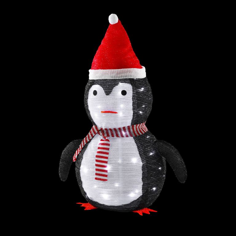 jingle jollys christmas penguin light led christmas decoration pop up christmas display 70cm